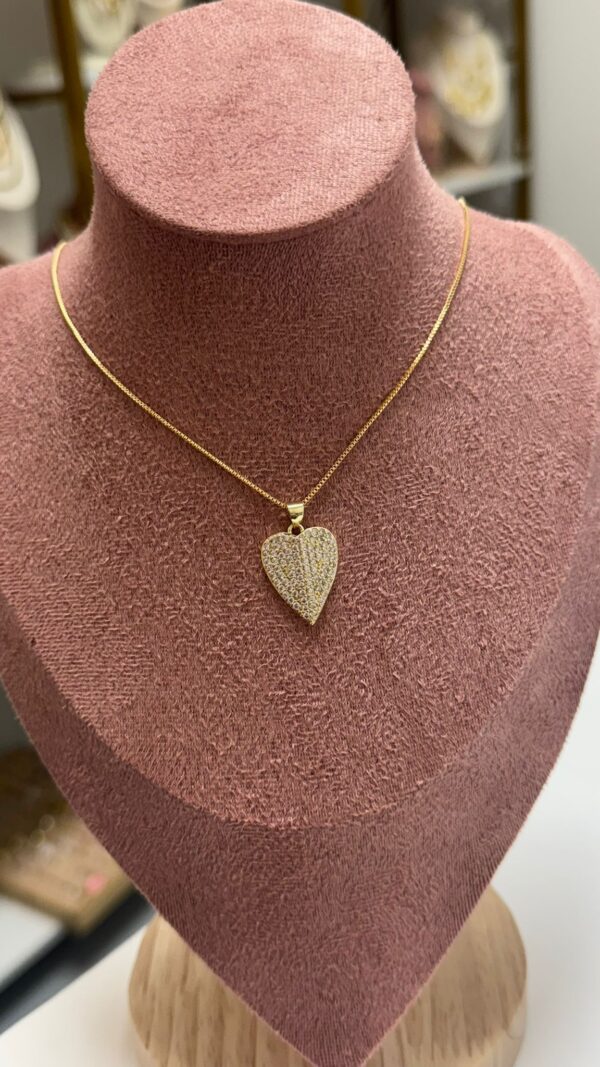Chain Heart Dorado