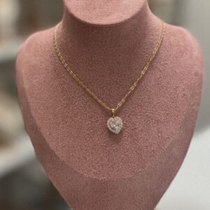 Heart Chain Gold Plated