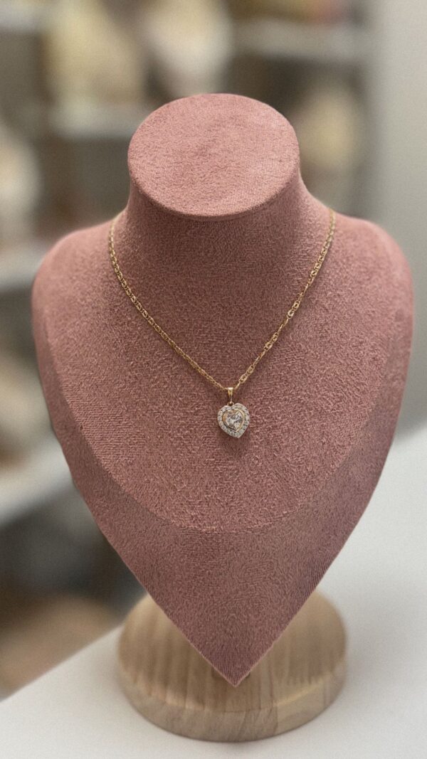Heart Chain Gold Plated