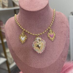 Necklace Summer Heart Gold Plated